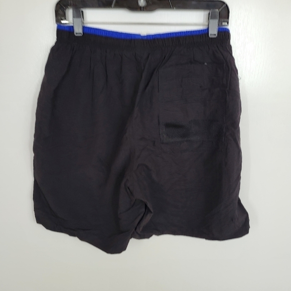 Vintage Speedo Swimming Trunks Black Size Mens Medium Swim Nautical - Picture 5 of 13